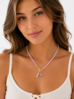 Lavender Blossom Necklace - Image 2
