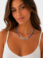 Amethyst Moon Necklace - Image 2