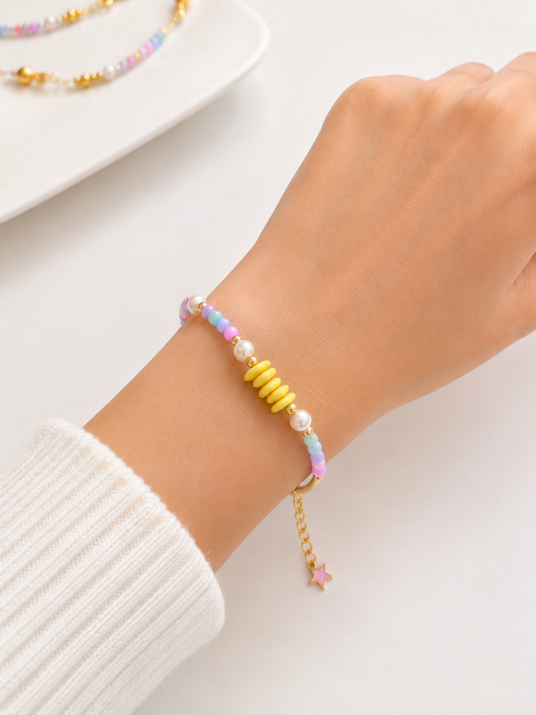 D929FDB0-BDD8-4149-B078-9E98FD16E33C Candy Monn Bracelet gold - Image 1