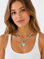 Ocean Heart Necklace