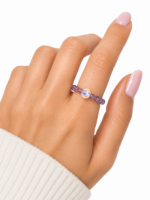Violet Aurora Ring